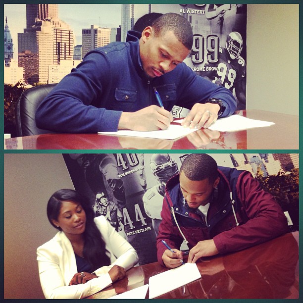 Bradley Fletcher and Patrick Chung, welcome to the #Eagles!