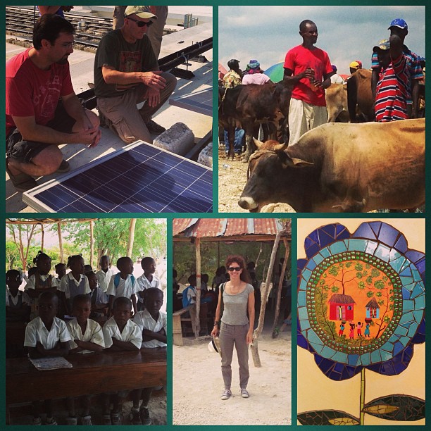 Christina Weiss Lurie's Haiti trip continues with visits to local schools and NRG solar panels at a Mirebalais Partners in Health Hospital.