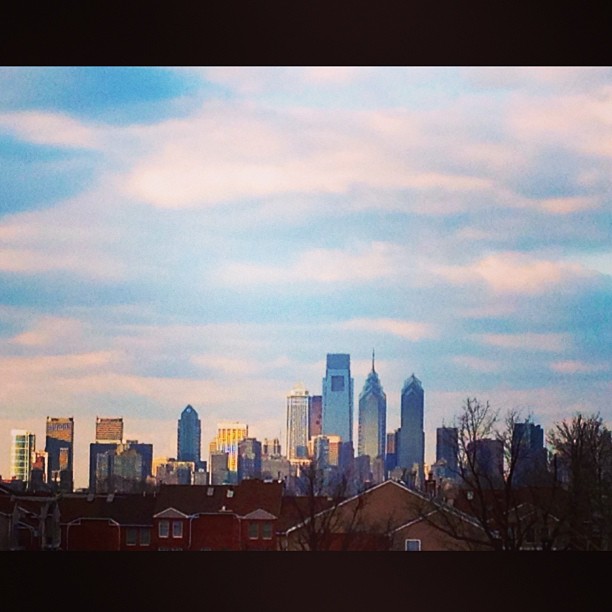 From the roof of the NovaCare Complex, the sun sets on another week. Have a great weekend, fans.