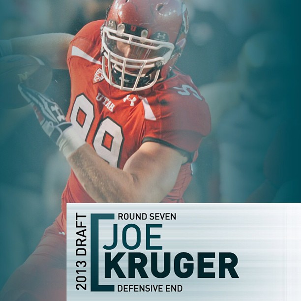 Utah DE Joe Kruger is your newest Philadelphia Eagle.