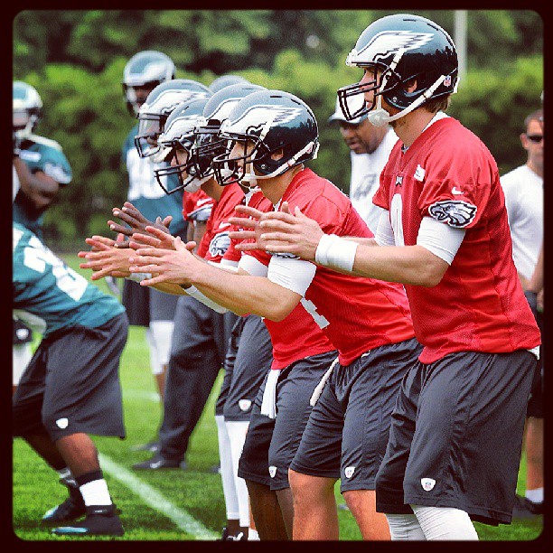 QBs during last week's #minicamp.