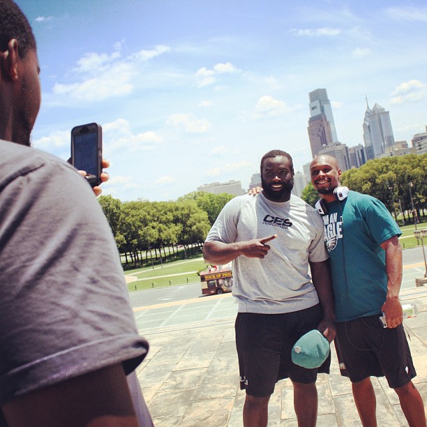 rookies take on Philadelphia: tourist-style.