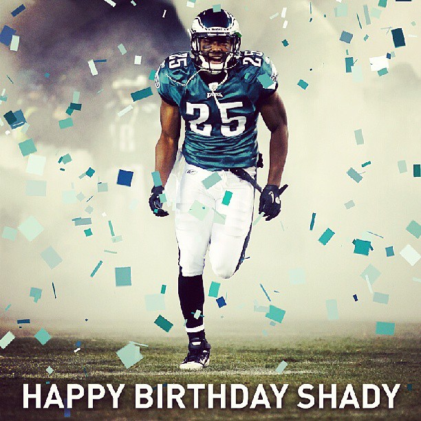 25 for @lesean25mccoy. HAPPY BIRTHDAY SHADY!