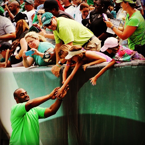 Donovan McNabb is back at the Linc for Alumni Day.