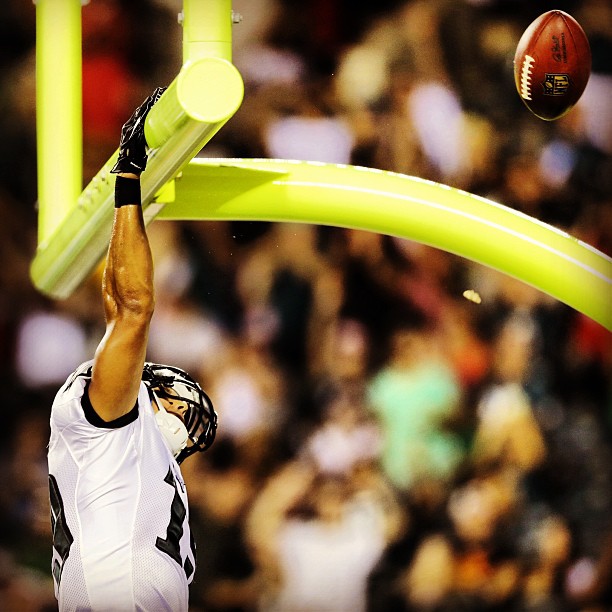 Greg Salas: First TD. Still dunks like a pro.