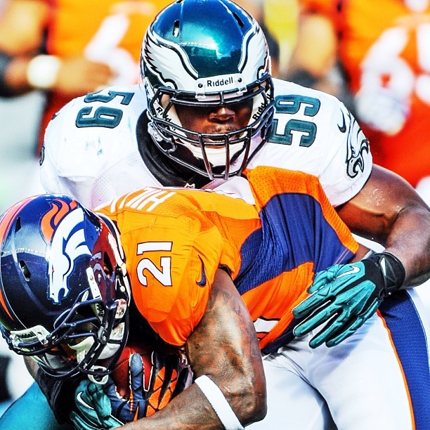 DeMeco Ryans led the with 12 tackles in our 52-20 loss against the Broncos.