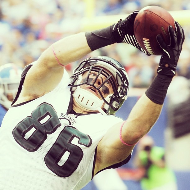 @zachertz: A rookie with a veteran reach.