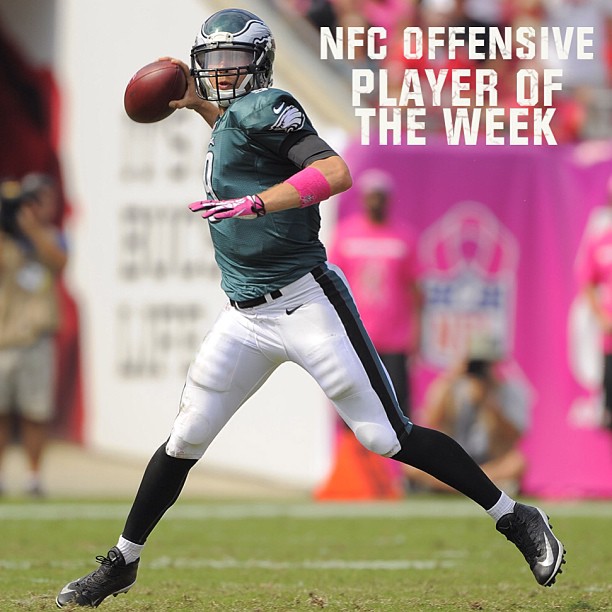 NFC Offensive Player of the Week: First @jaccpot10, now Nick Foles.