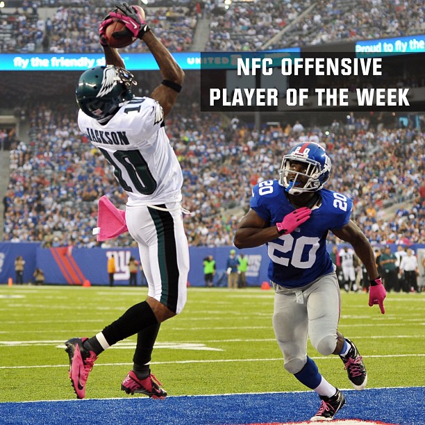 Your NFC Offensive Player of the Week: @jaccpot10.