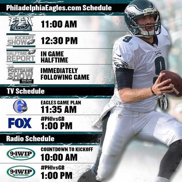 On the web. On TV. On the radio. Tune in for #PHIvsGB.