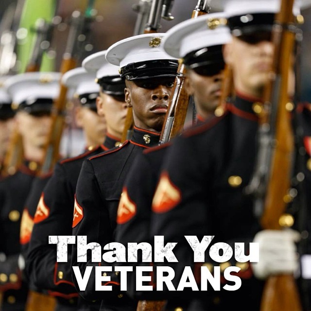 Today, and every day, thank you for your service and all that you've sacrificed.