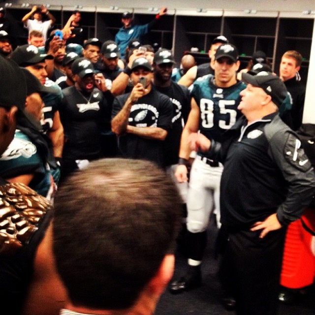 Inside the locker room with your NFC East Champions.