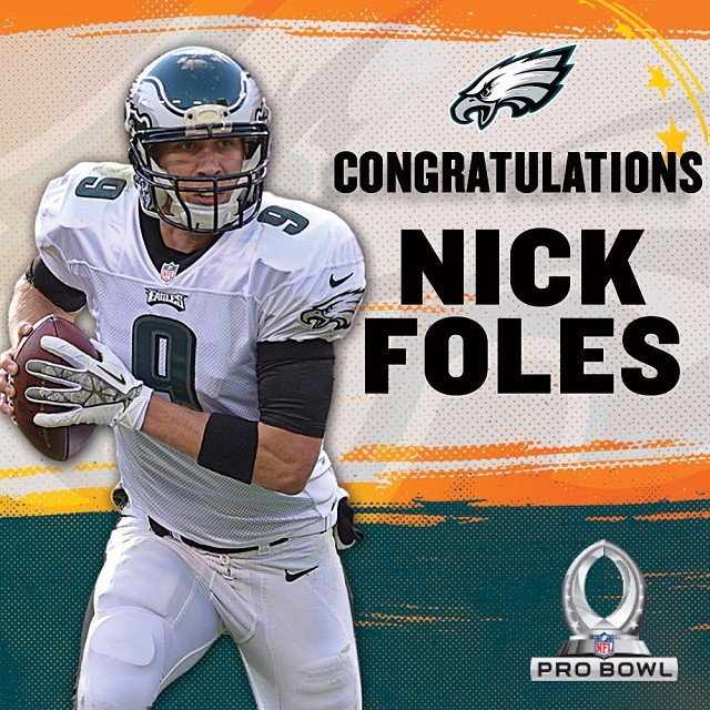 Alooooooha! QB Nick Foles is Pro Bowl bound.