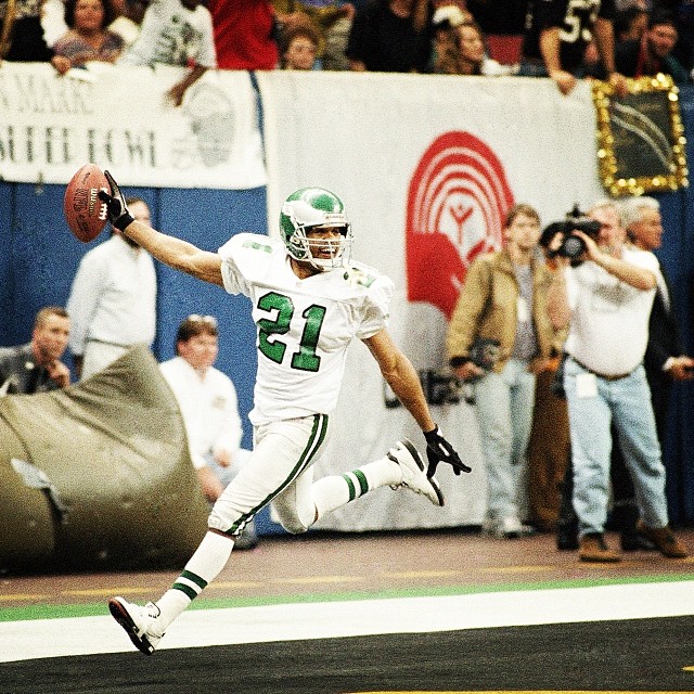 Eric Allen's pick six in our 1993 Wild Card comeback win over the New Orleans Saints.