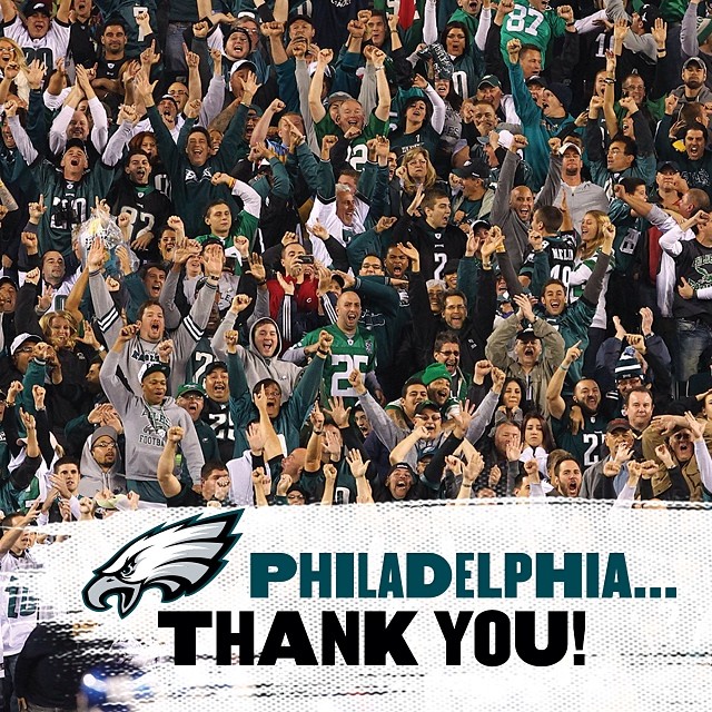 For all the dreams. For all the hopes. For all of #EaglesNation. For all of Philadelphia. Thank You.