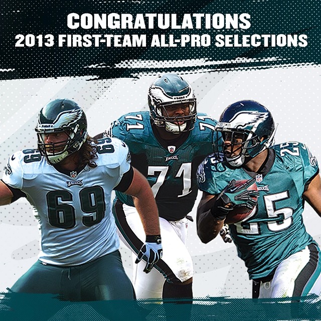Your 2013 First-Team All-Pro #Eagles.