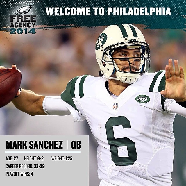 add QB depth, sign Mark Sanchez to a one-year deal.