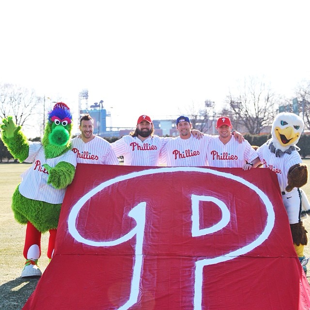 Hey neighbor, feel free to hit home runs into our backyard any time. Good luck and this year, @phillies!