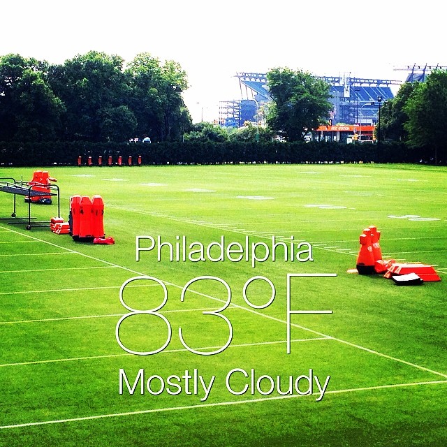 Looks like OTAs. Feels like OTAs. Must be OTAs. Let's #FlyEaglesFly.