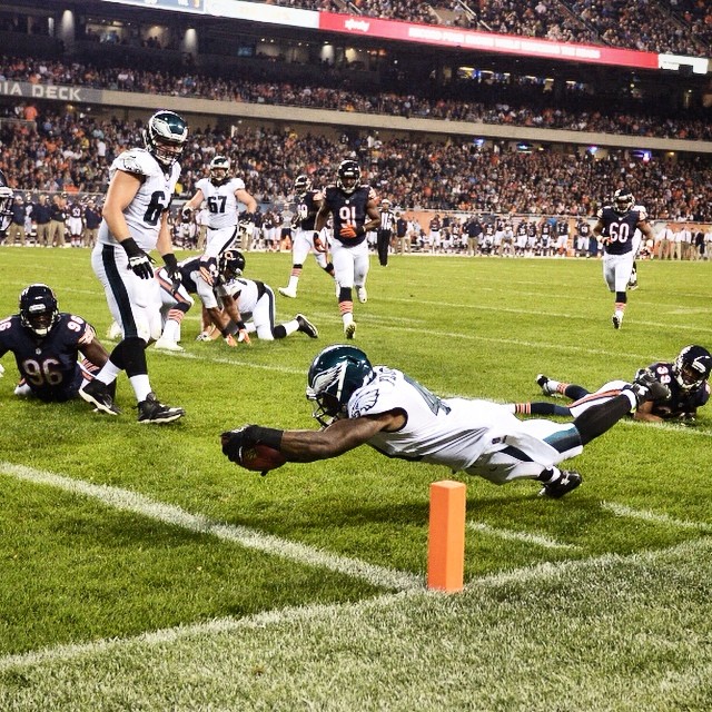 A picture-perfect touchdown.