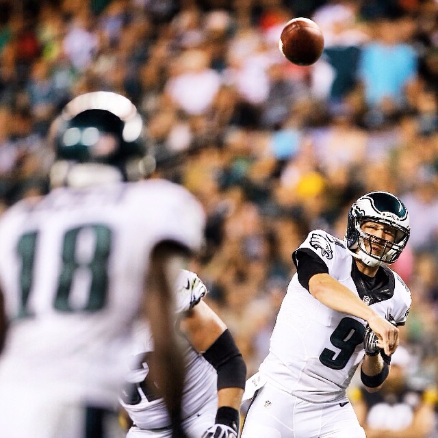 Foles to Maclin in the Nest. As it should be.