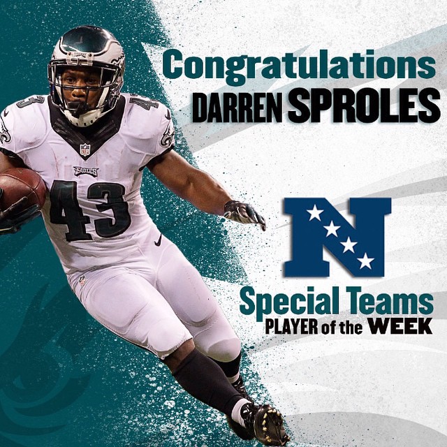 82 yards en route to a touchdown AND Special Teams Player of the Week.