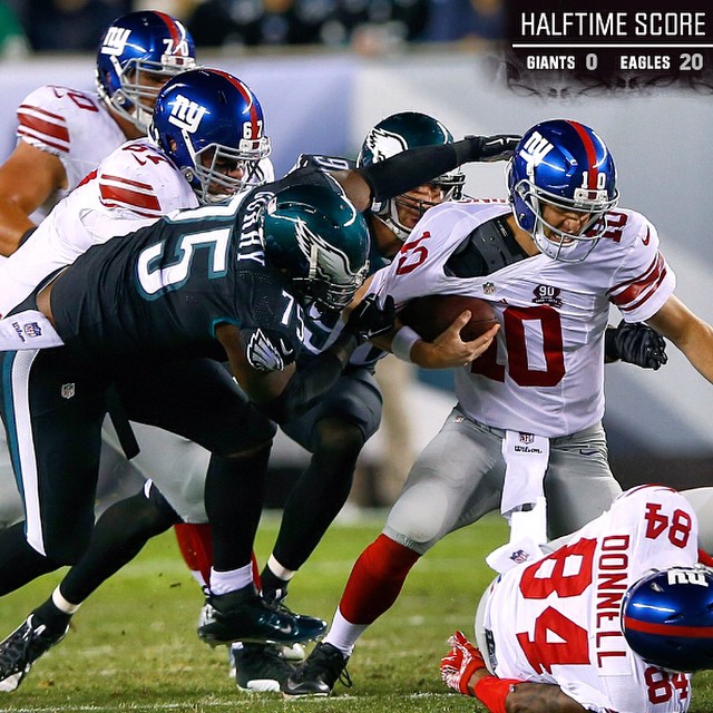 HALFTIME: All #Eagles. All 30 minutes.