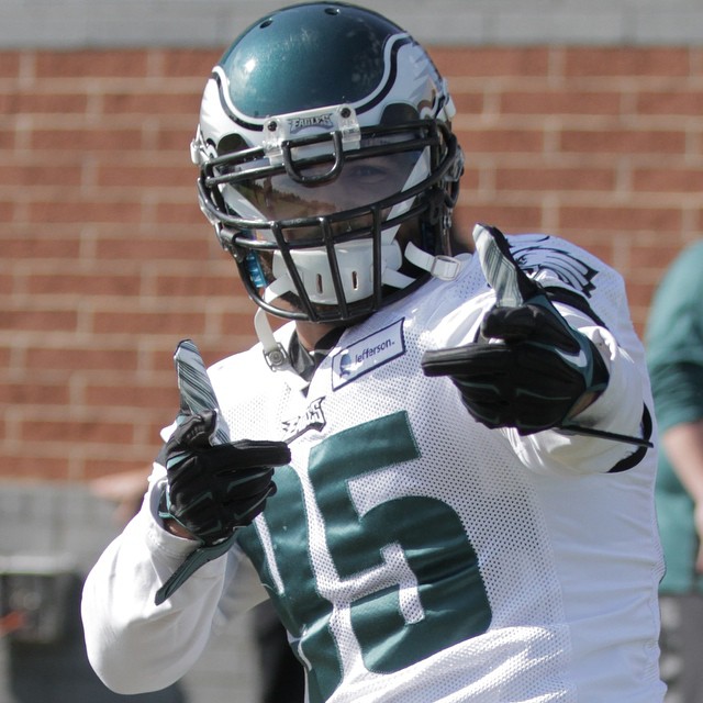 He's back! @mykey_k is fired up to #FlyEaglesFly.