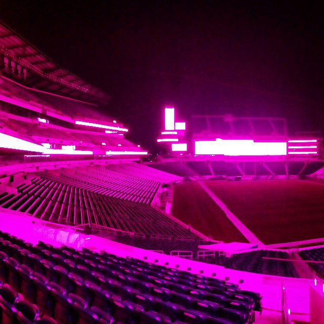 Thinking pink at the Nest and joining the Philadelphia skyline for tonight's Lights for the Cure.