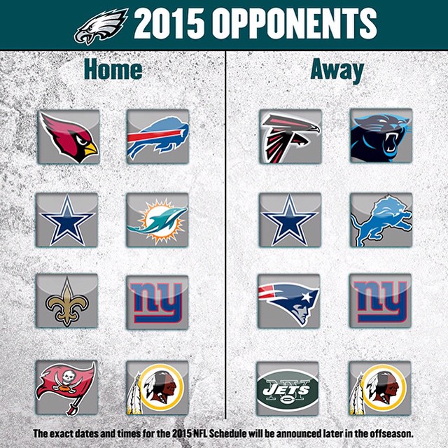 Official: 2015 opponents are set.