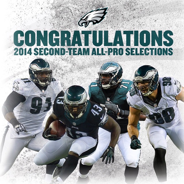 Congrats on your All-Pro nods, #Eagles!