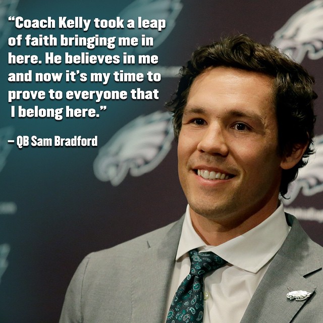 QB Sam Bradford can't wait to