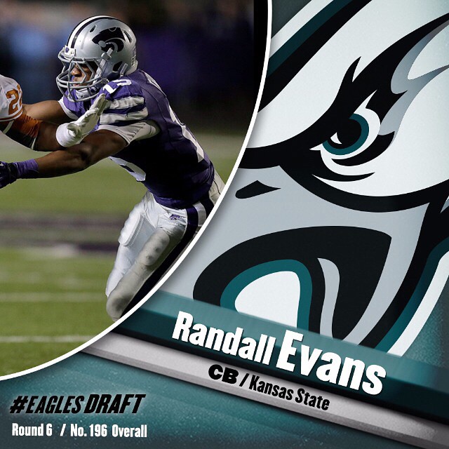 With the 196th pick in the 2015 #EaglesDraft, the select CB Randall Evans.