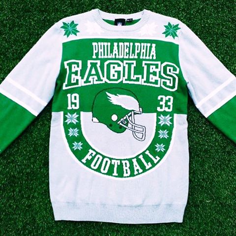 Make sure you look good, feel good for next Friday's #NationalUglySweaterDay. Go to Eagles Pro Shop, they'll hook you up.