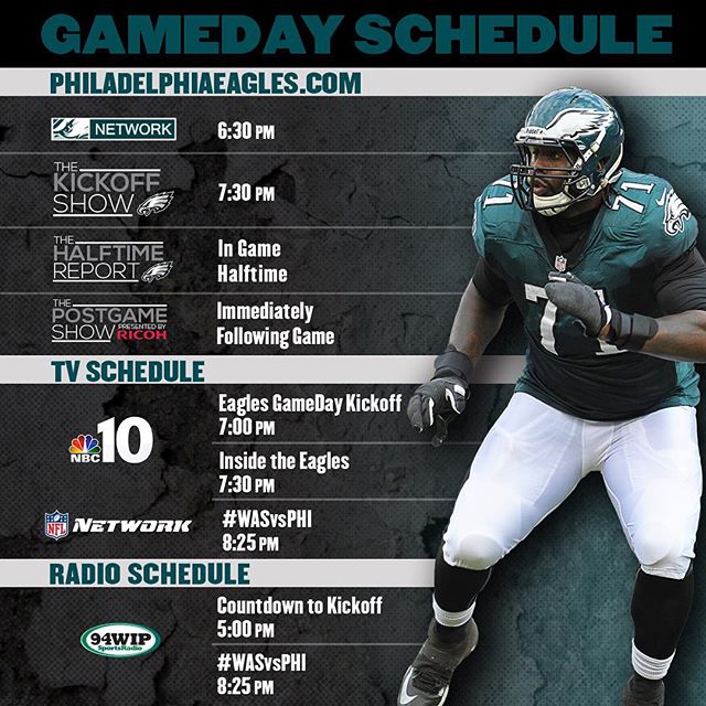 What PhiladelphiaEagles.com is watching on gameday.