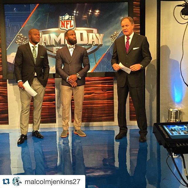 Did you catch Malcolm Jenkins on @nflnetwork this morning? @malcolmjenkins27 with @repostapp. ・・・ Just wrapped it up on @nflnetwork !!!