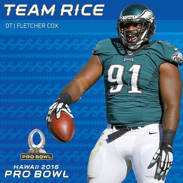 Fletcher Cox will be playing on and is set to face off against his teammates Darren Sproles & Malcolm Jenkins.