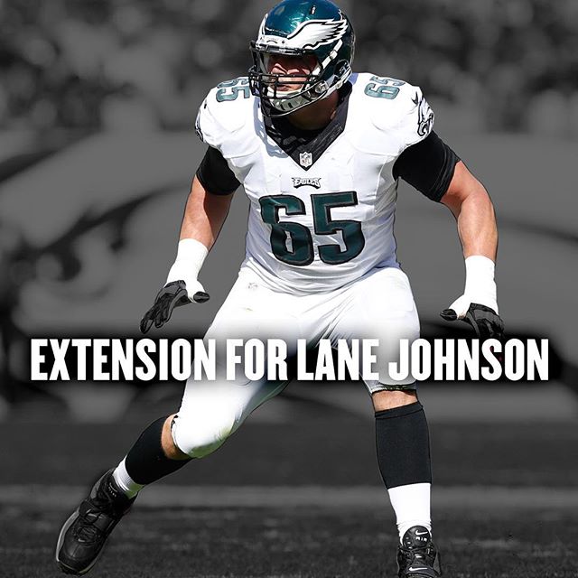 The announce that they have agreed to terms on a new 6-year contract for T Lane Johnson. Click the link in our bio for more information.