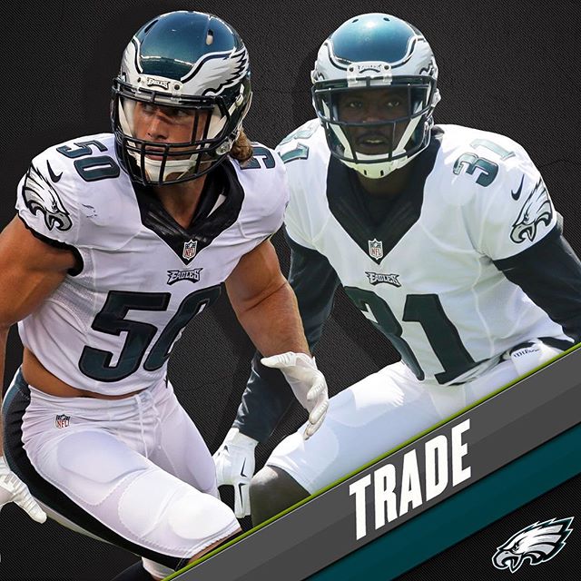 acquire the 8th overall pick in the 2016 draft from Miami in exchange for LB Kiko Alonso, CB Byron Maxwell and the 13th overall pick in 2016.