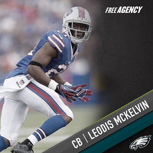 and CB Leodis McKelvin agree to terms on a two-year contract.