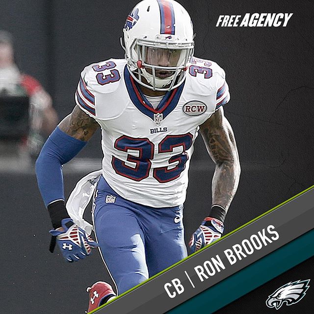 and CB Ron Brooks agree to terms on a three-year contract. Welcome to Philadelphia!