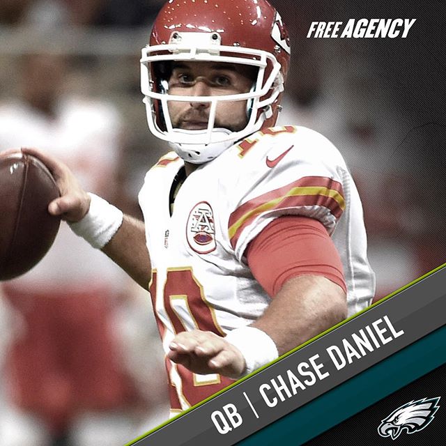 and QB Chase Daniel agree to terms on a three-year contract. Welcome to Philadelphia!