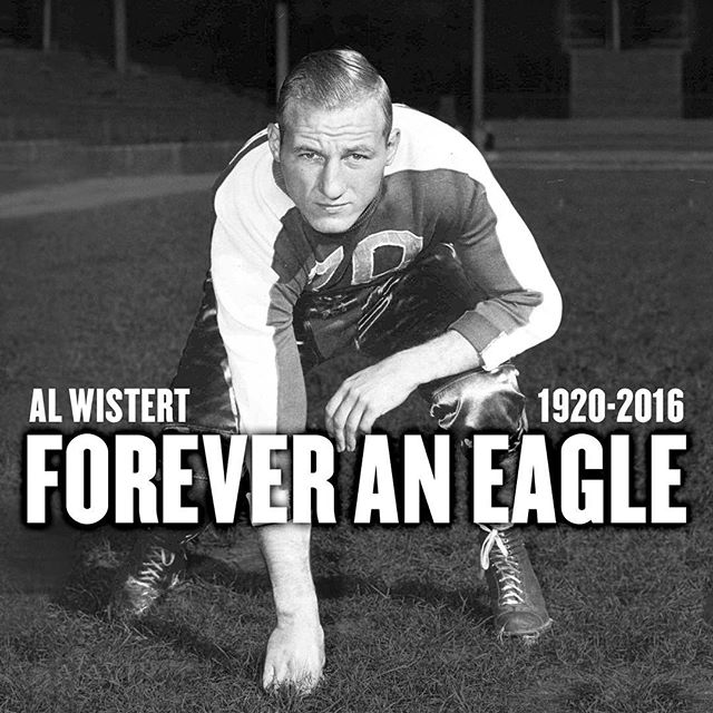 One of the #Eagles' all-time greats, tackle Al Wistert, passed away at the age of 95 on Saturday.